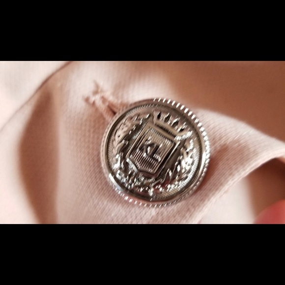 KARL LAGERFELD PARIS Pink Blazer with silver military style buttons - Picture 8 of 9